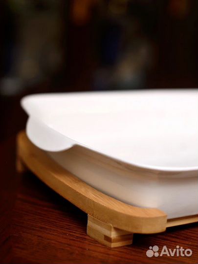 Блюдо на подставке, салатник большой