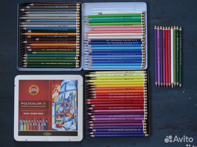 Карандаши цветные Koh-i-noor Polycolor 79 штук