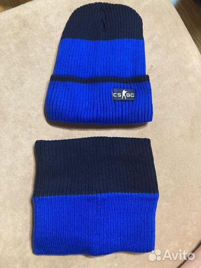 Комплект шапка и снуд