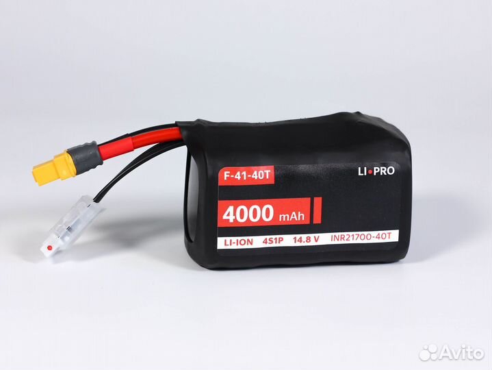 Аккумулятор для дрона 4S, 4000 mAh, Samsung 40T