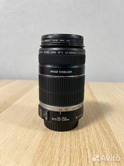 Объектив canon ef s 55 250mm