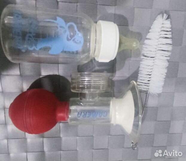 Молокоотсос новый ручной бутылочка соска щетка