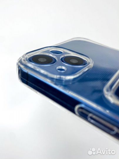 Чехол для iPhone 13 (С кармашком под карту)