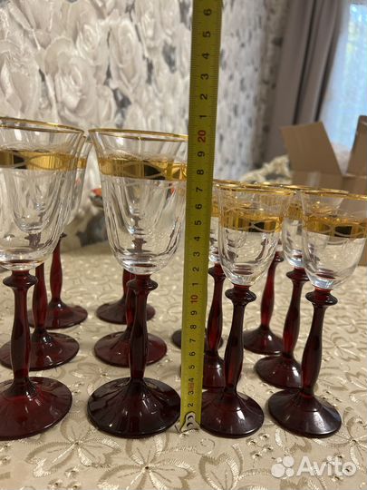 Рюмки и фужеры 12 шт Bohemia