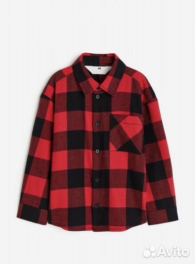 Рубашка в клетку hm 104