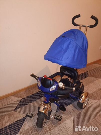 Детский велосипед с родительской ручкой