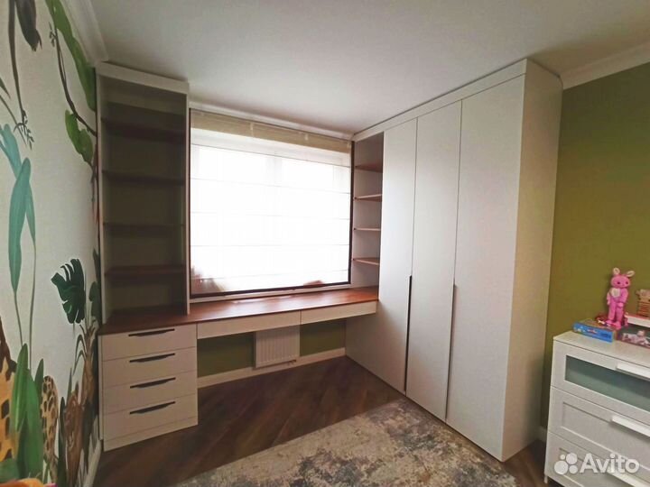 Детская мебель на заказ, шкаф стол в детскую