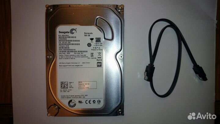 Жесткий диск 500 GB 6 Gb/s с Windows 10