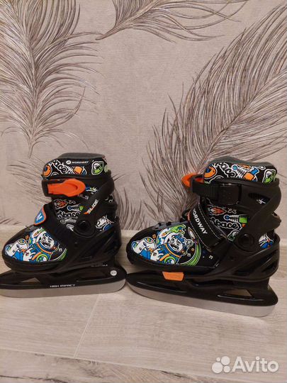 Коньки детские раздвижные 26-31