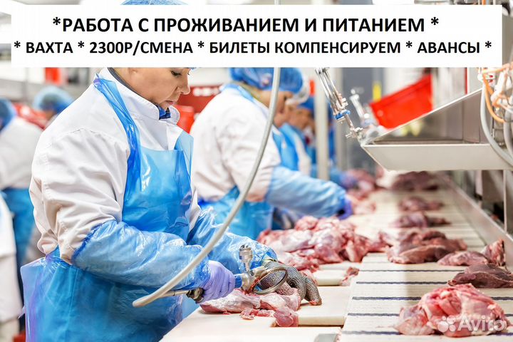 Жиловщик (птицефабрика) Вахта с проживанием