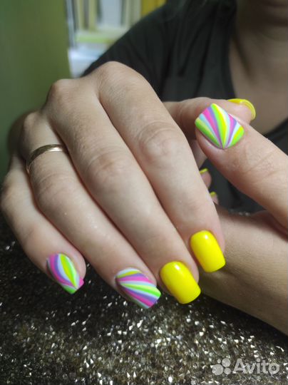 Маникюр, гель лак, наращивание ногтей