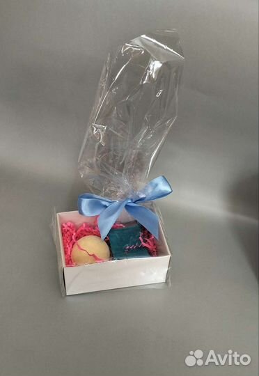 Набор: мыло + бомбочки для ванны ручной работы