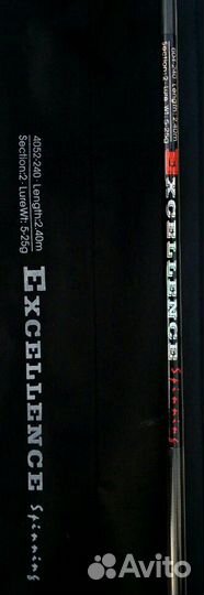 Спиннинг excellence 2,4 м,5-25 гр