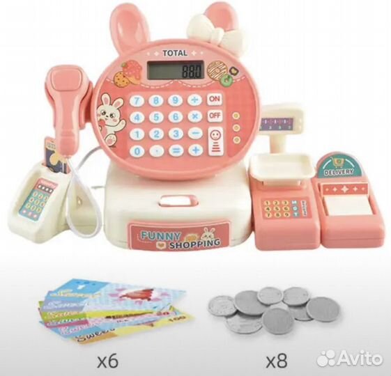 Новая Детская игрушечная касса