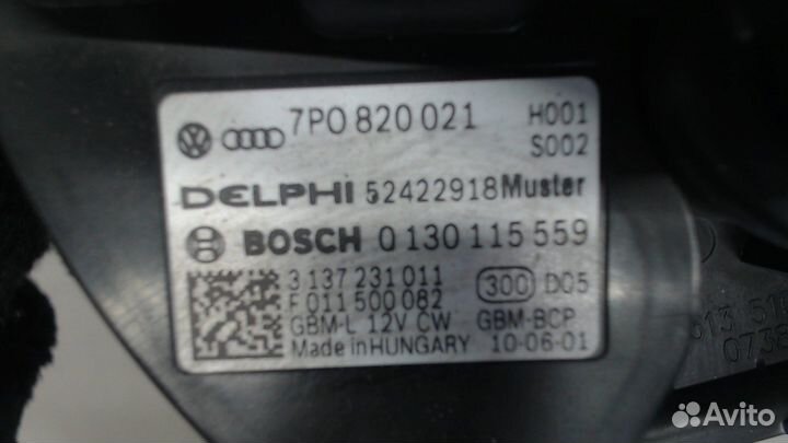 Двигатель отопителя Volkswagen Touareg, 2011