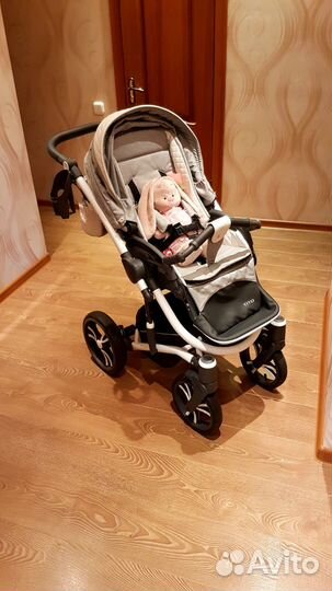 Коляска 2 в 1 Bebetto tito chanel лёгкая