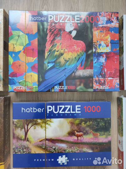 Пазлы новые Steppuzzle, Hatber, trefl