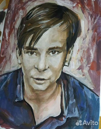 Картина, портрет, подарок маслом