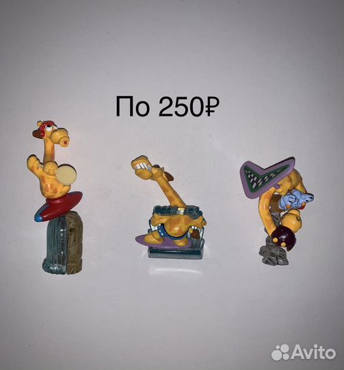 Киндеры 90-х пингвины,бегемоты,лягушки,мыши врачи