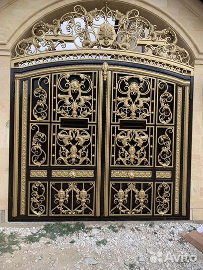 Кованые ворота под ключ