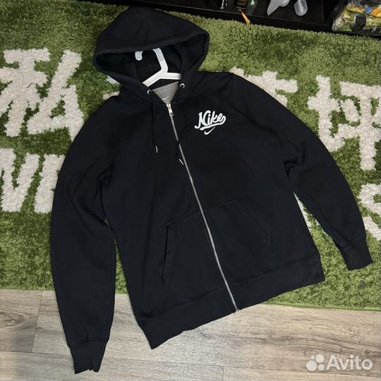 Кофта зип худи nike big logo