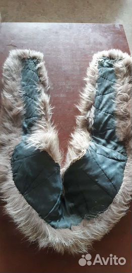 Меховой воротник песец