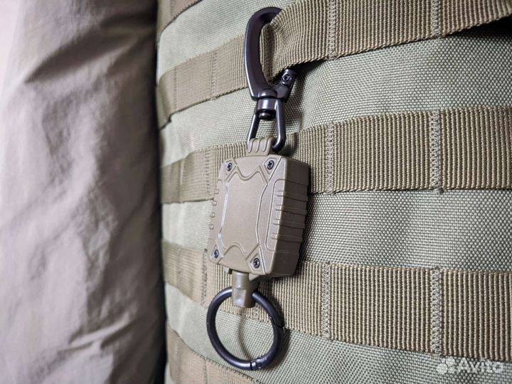 Тактический карабин ретрактор рулетка Molle