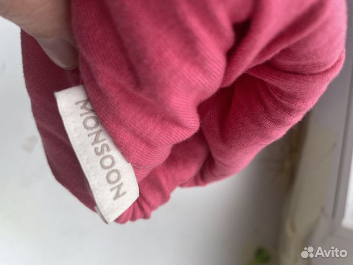 Шапка шлем на весну хлопок на 2-3 года