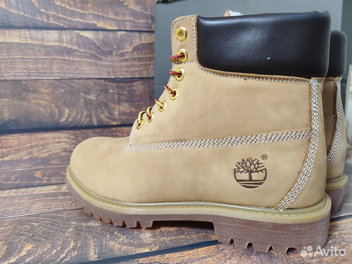 Timberland 6 inch premium yellow мех оригинал