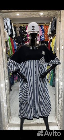 Платье в полоску Darkwin