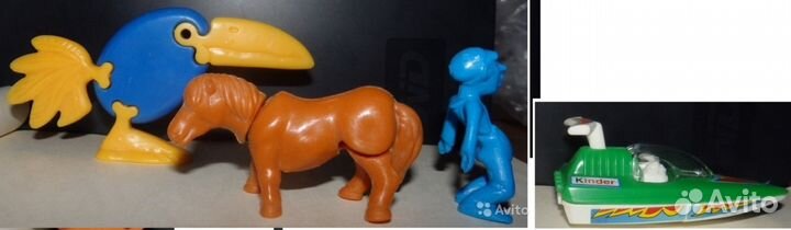 Игрушки сборные киндер сюрприз серии 1995 - 1996 г