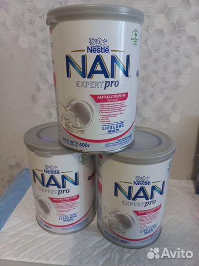 Детская смесь нан 400 гр