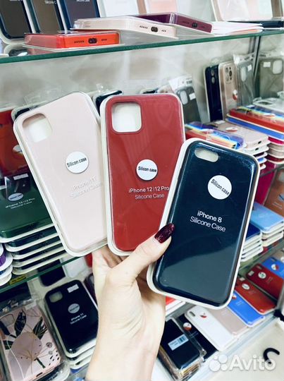 Чехол Silicone Case на все iPhone