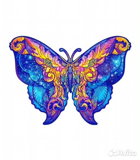 Фигурный пазл Unidragon, Межгалактическая Бабочка