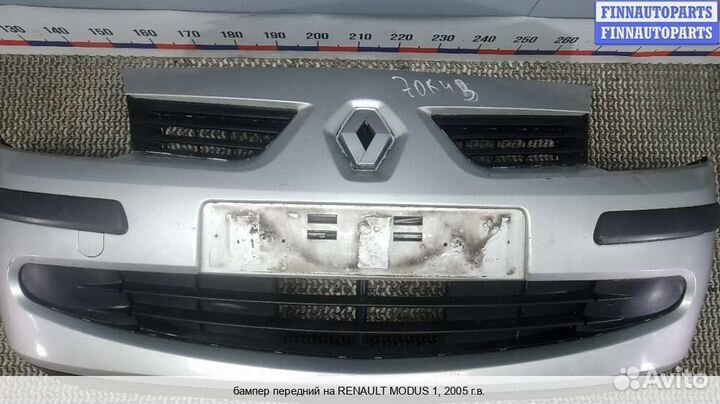 Бампер передний перед Renault Modus, 2005 1.4 Бензин