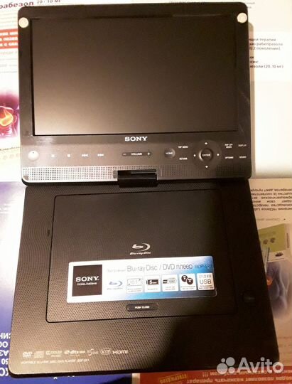 Портативный blu-ray, dvd плеер проигрыватель Sony
