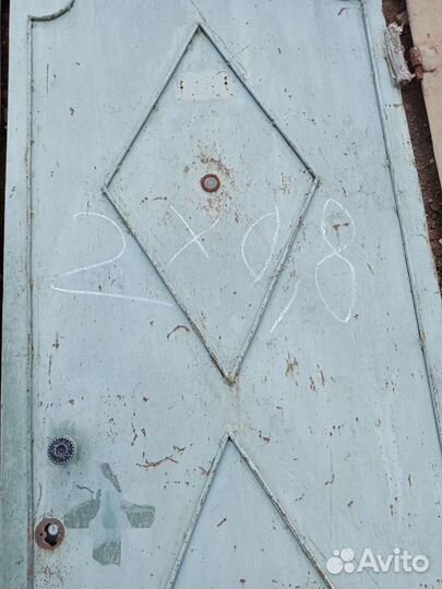 Металлическая дверь бу