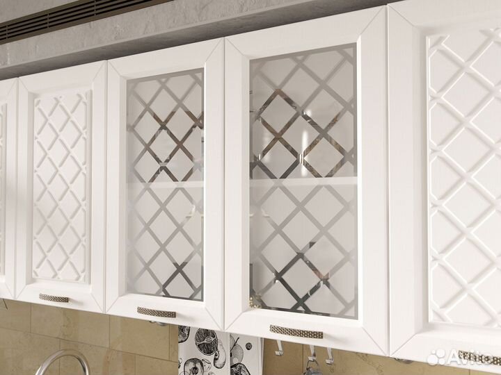 Кухня Агава 200 см, акация белая