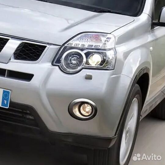 Стекло фары nissan X-trail T31 (2010-2015) рестайлинг (левое)