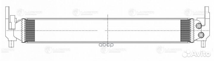 Радиатор skoda rapid (12) /audi A1 (10) 1.2T