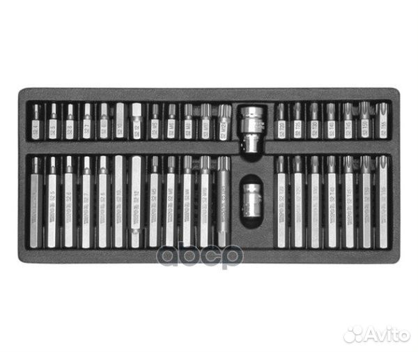 Набор бит 1/2 inch, 3/8 inch, 40 пр: HEX (6 гр