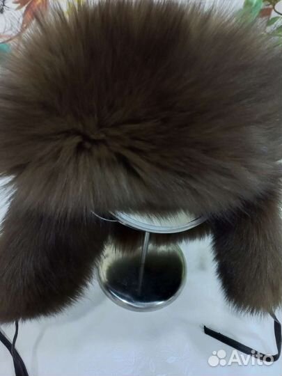 Шапка ушанка меховая