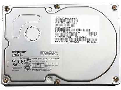 Жесткий диск Maxtor 6L040l2 40Gb 7200 IDE 3.5" HDD