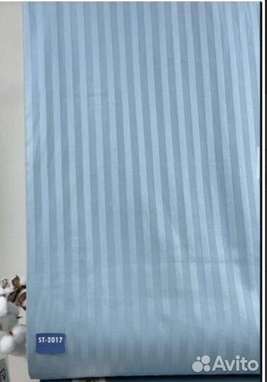 Ткань страйп сатин Турция