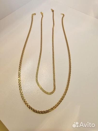 Золотые цепи 750 пробы
