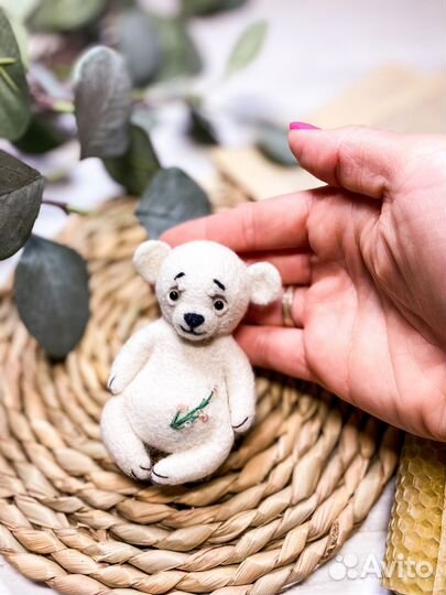 Войлочный Мишка Полярный