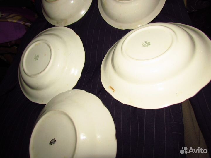 Тарелки милые посуда СССР винтаж для дачи