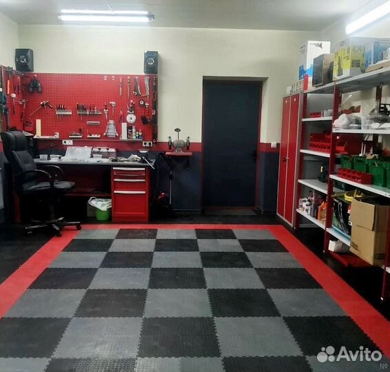 Плитка пвх в гараж