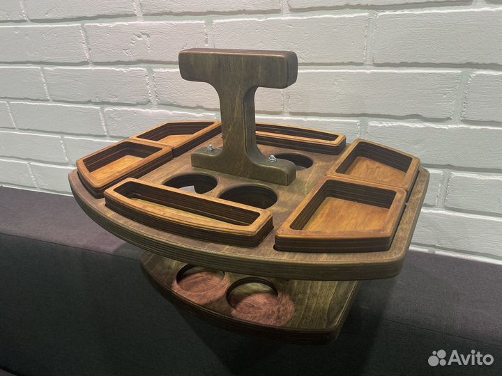 Менажница деревянная новая