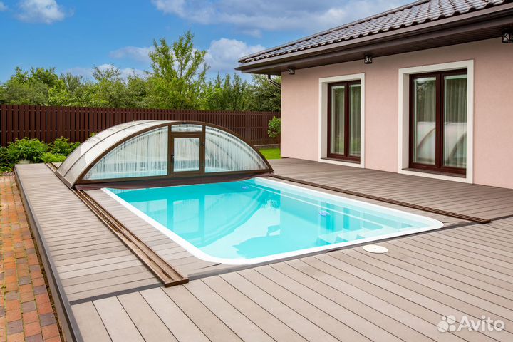 Бассейн из композита 10х3,6